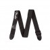 Fender® Black Polyester Logo Straps