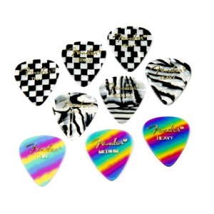 Fender® 351 Shape Graphic Picks (12 per pack)