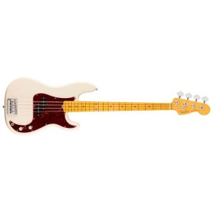 Fender 0192912705 American Professional Precision Bass Maple Fingerboard, Olympic White