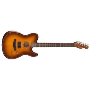 Fender 0973113542 Acoustasonic Standard Telecaster Honey Burst Acoustic-Electric Guitar