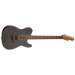 Fender 0973113569 Limited Edition Acoustasonic Standard Telecaster Charcoal Frost Metallic