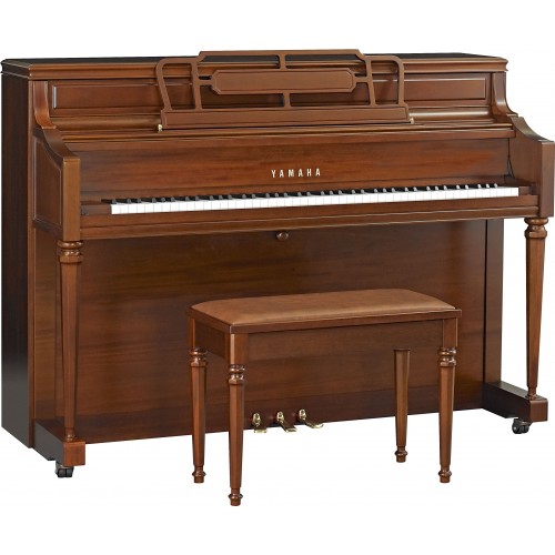 Yamaha M2 SDW Upright Piano - Satin Dark Walnut