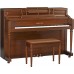 Yamaha M2 SDW Upright Piano - Satin Dark Walnut