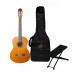Yamaha C70 Classical Guitar With Thomsun 11643BC Case & DG001 Foot Stool