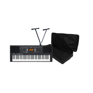 Bundle - Yamaha PSR-A350 Oriental Keyboard With Stand, Case and Adapter