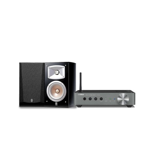 Combo - Yamaha WXA-50 D 2.1 AV Receiver - Silver with Yamaha NS-333 Speaker (Pair)