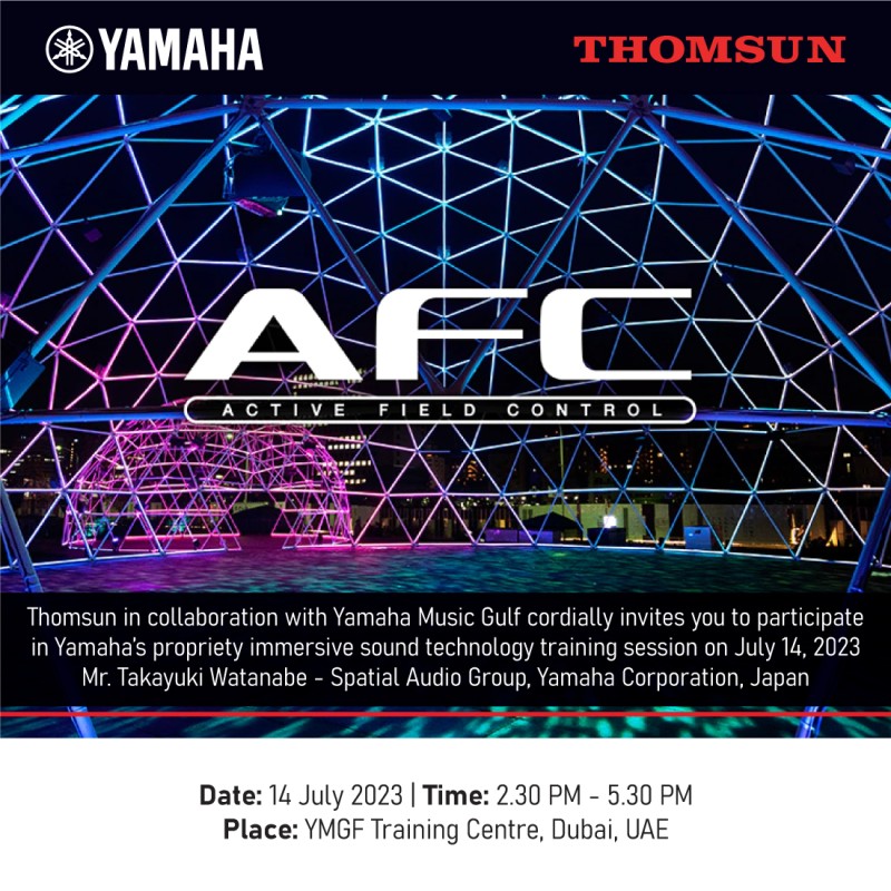 Yamaha AFC - Active Field Control Training Session