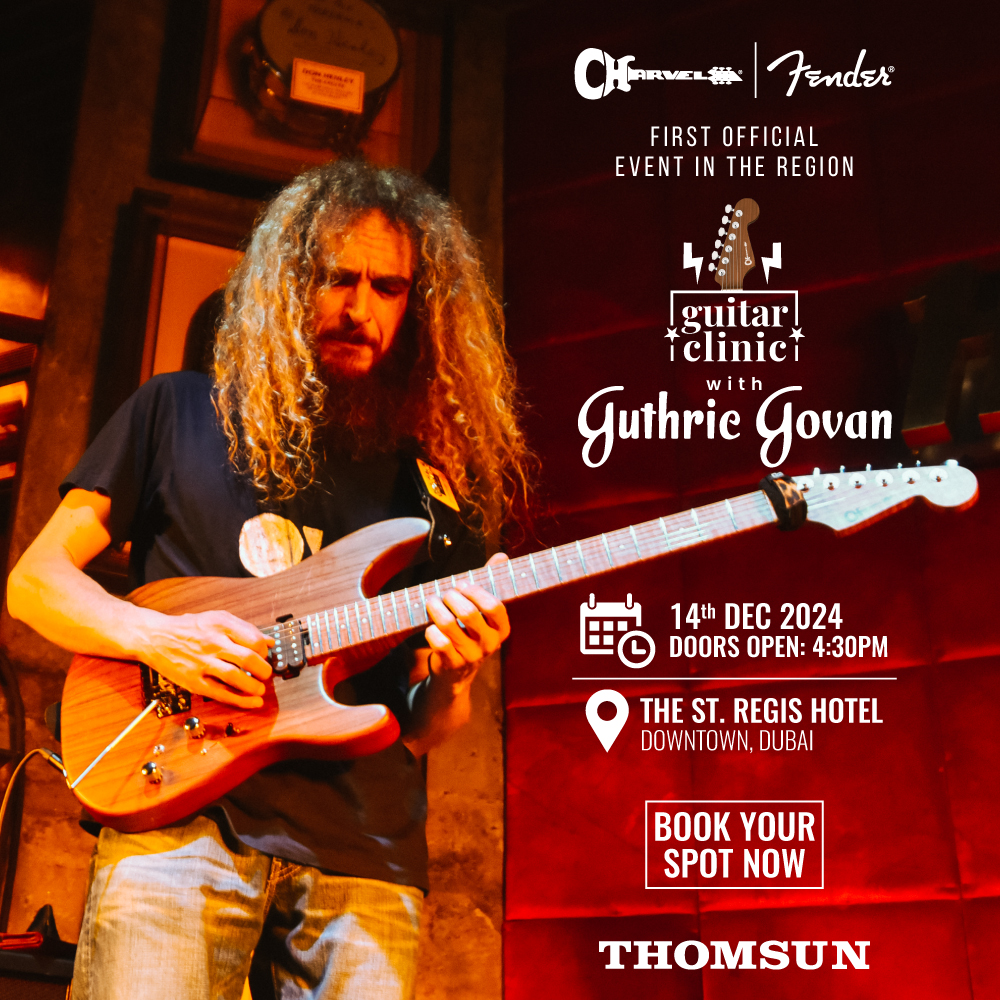 Dive into Guitar Mastery with Guthrie Govan – Live in Dubai!