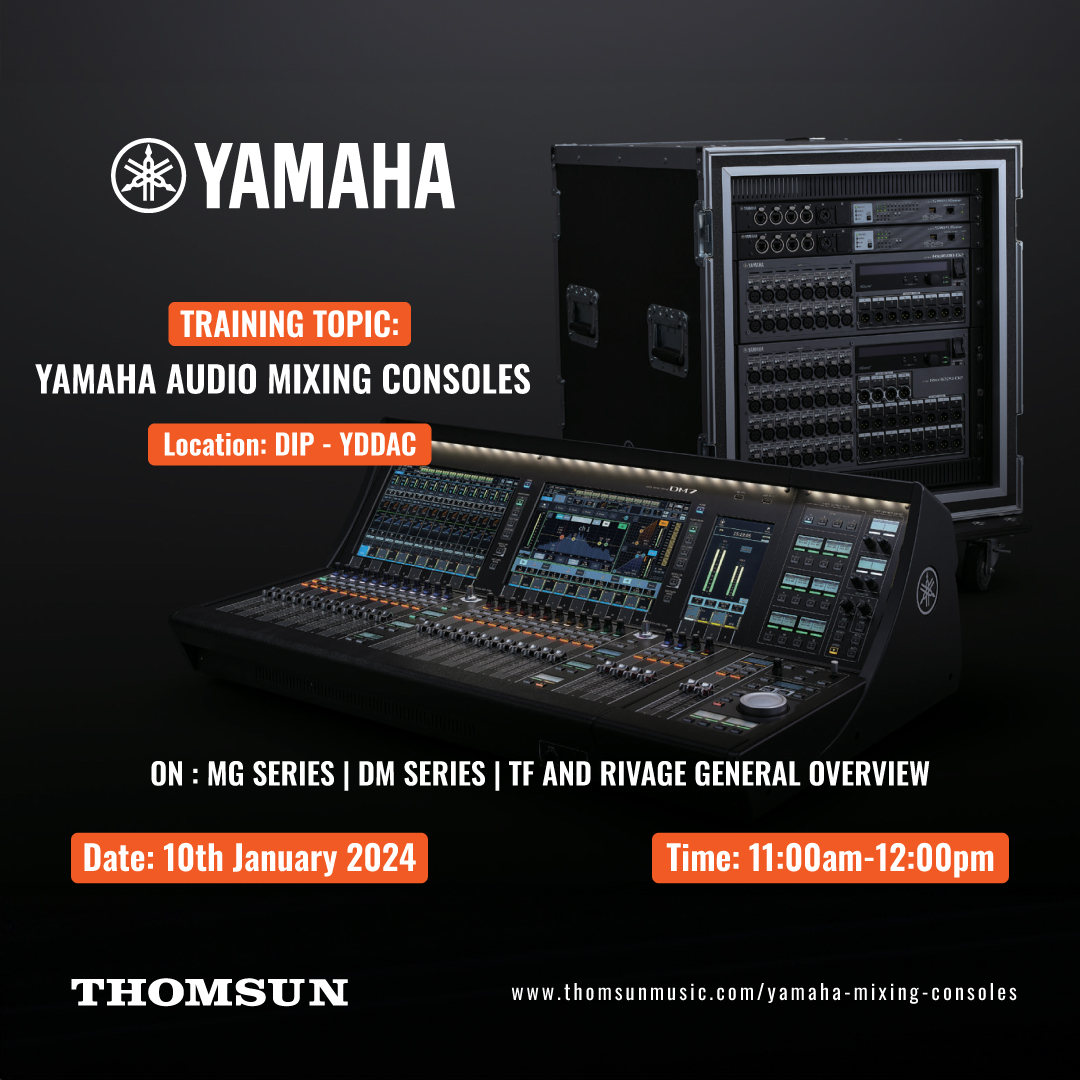 Product Training on Yamaha Audio Mixing Consoles