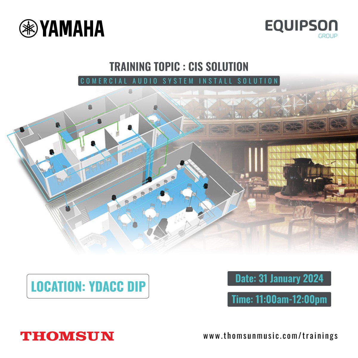 Product Training on Yamaha CIS Solution - Commercial Audio System Install Solution