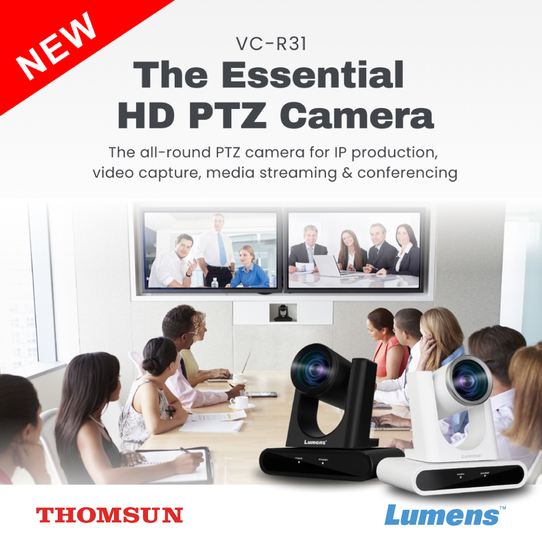 Introducing Lumens VC-R31 HD IP PTZ Camera