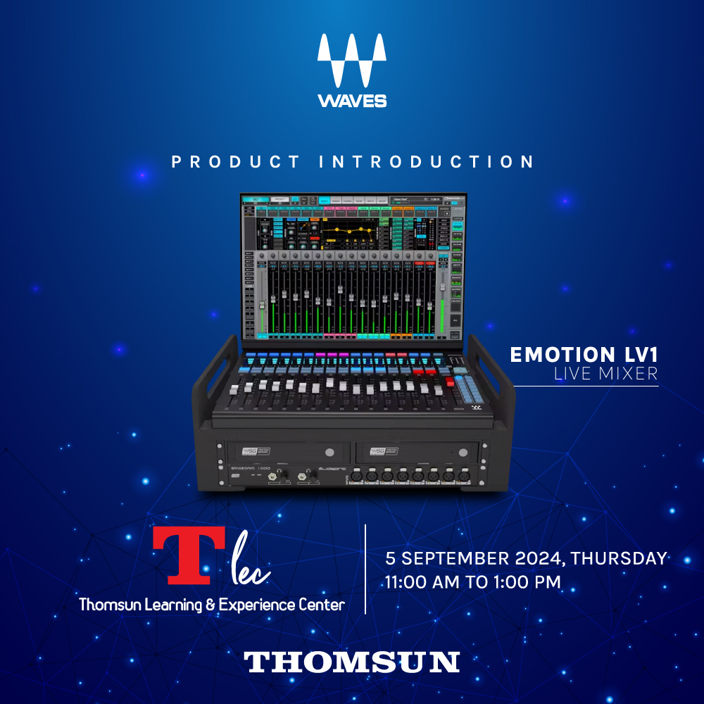 Product Training on Waves eMotion LV1 Live Mixer