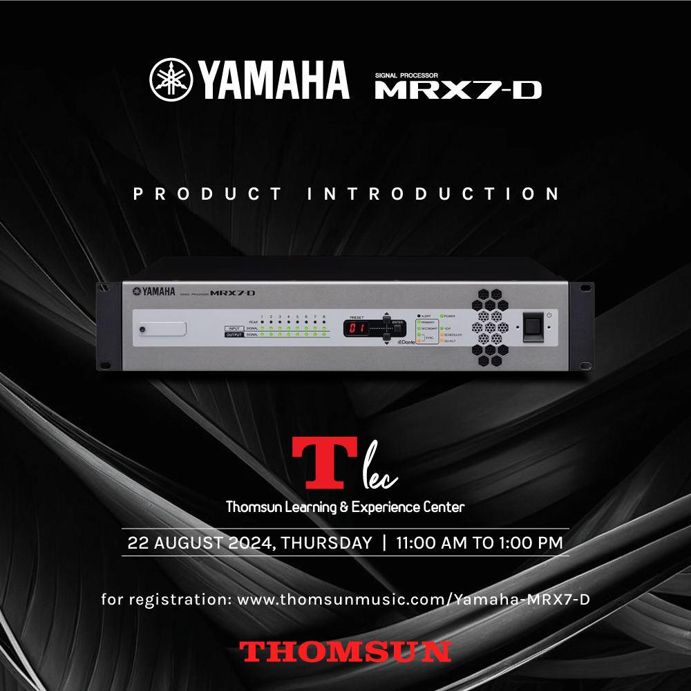 Yamaha MRX7-D Product Introduction