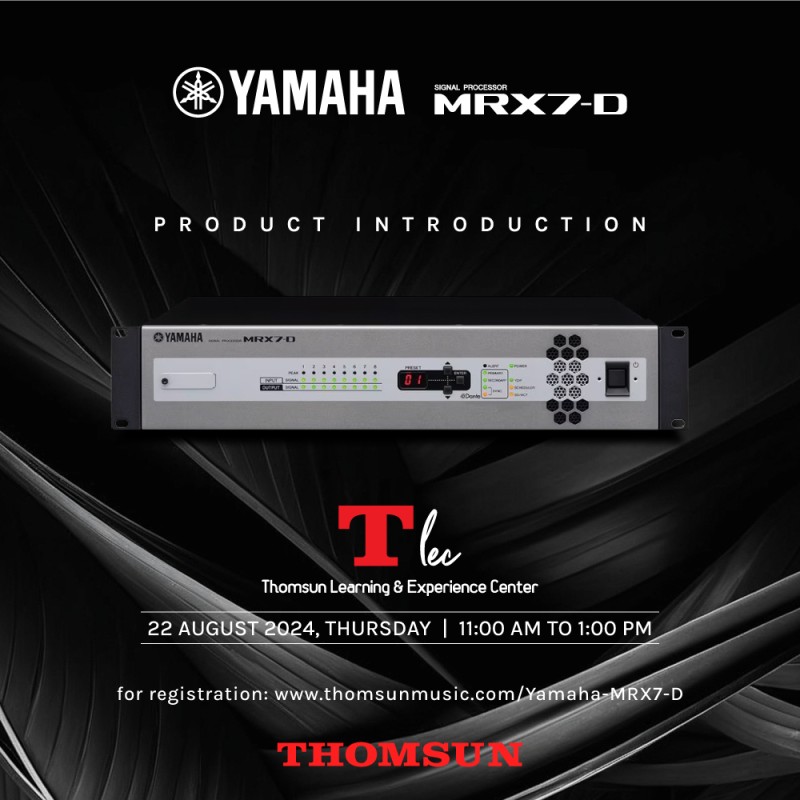 Yamaha MRX7-D Product Introduction