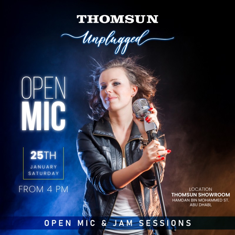 Thomsun Unplugged – Open Mic & Jam Sessions