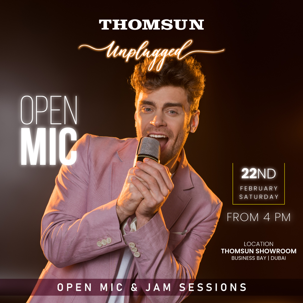 Thomsun Unplugged – Open Mic & Jam Sessions - Feb 22, 2025