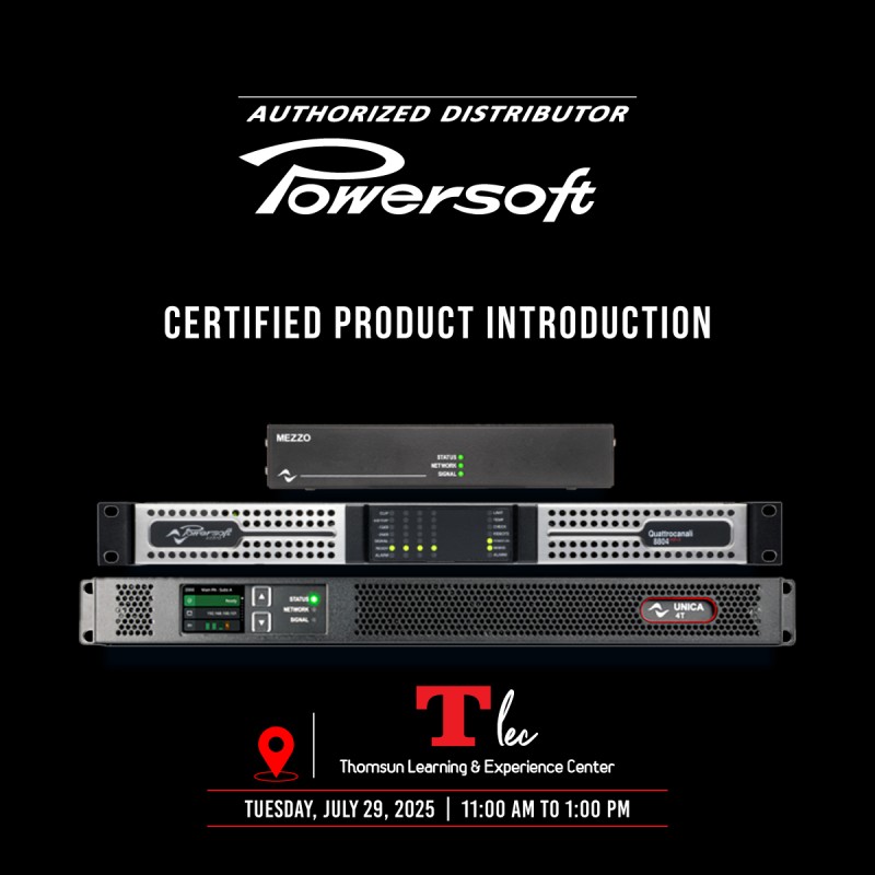Powersoft Certified Product Training