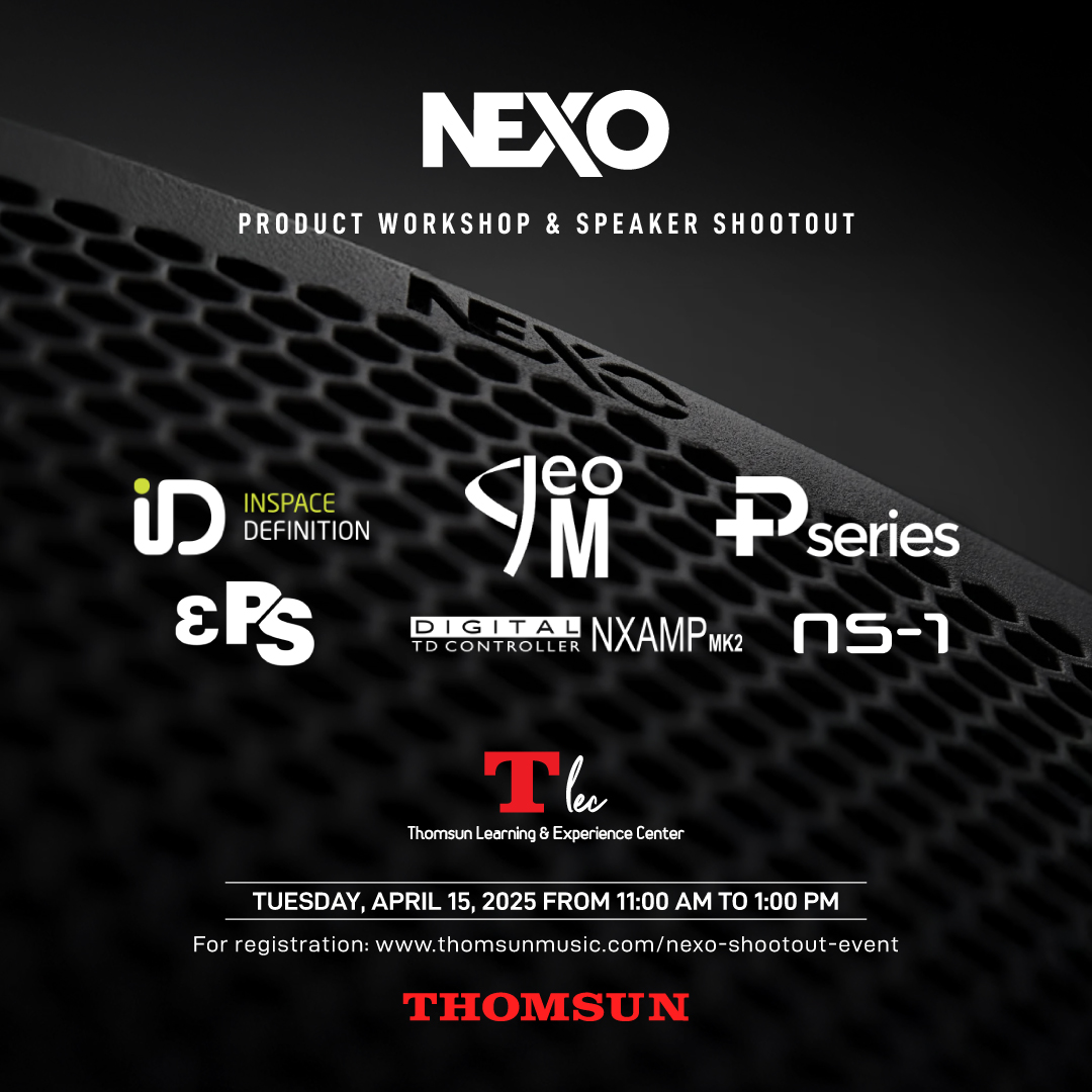 Nexo Product Workshop & Speaker Shootout