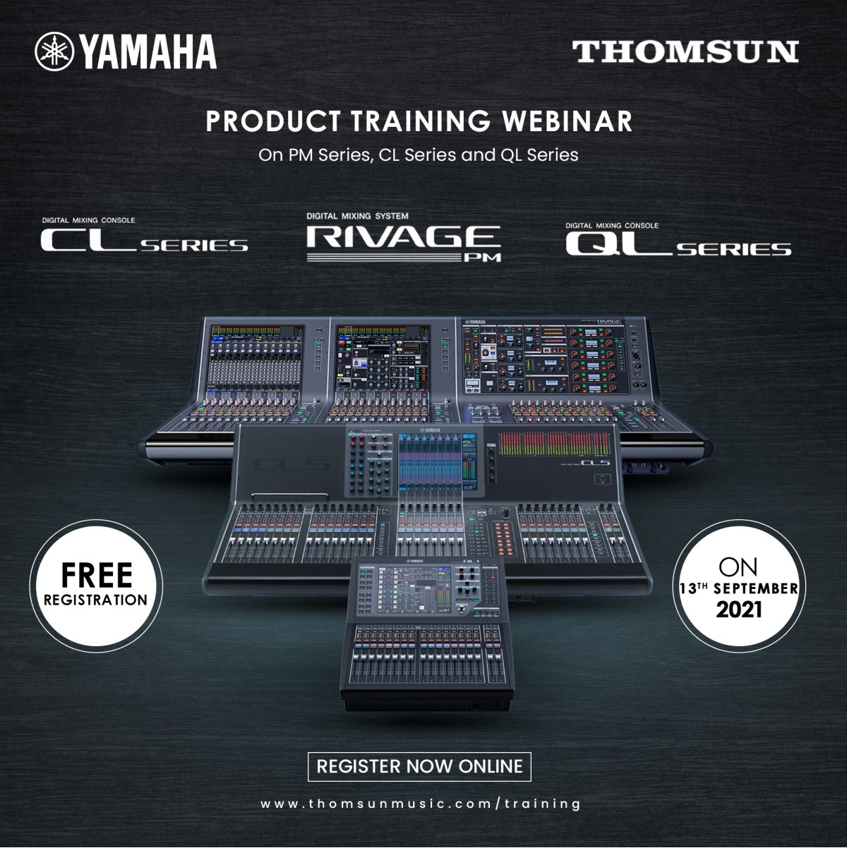 WEBINAR - Yamaha PM Series, CL Series and QL Series