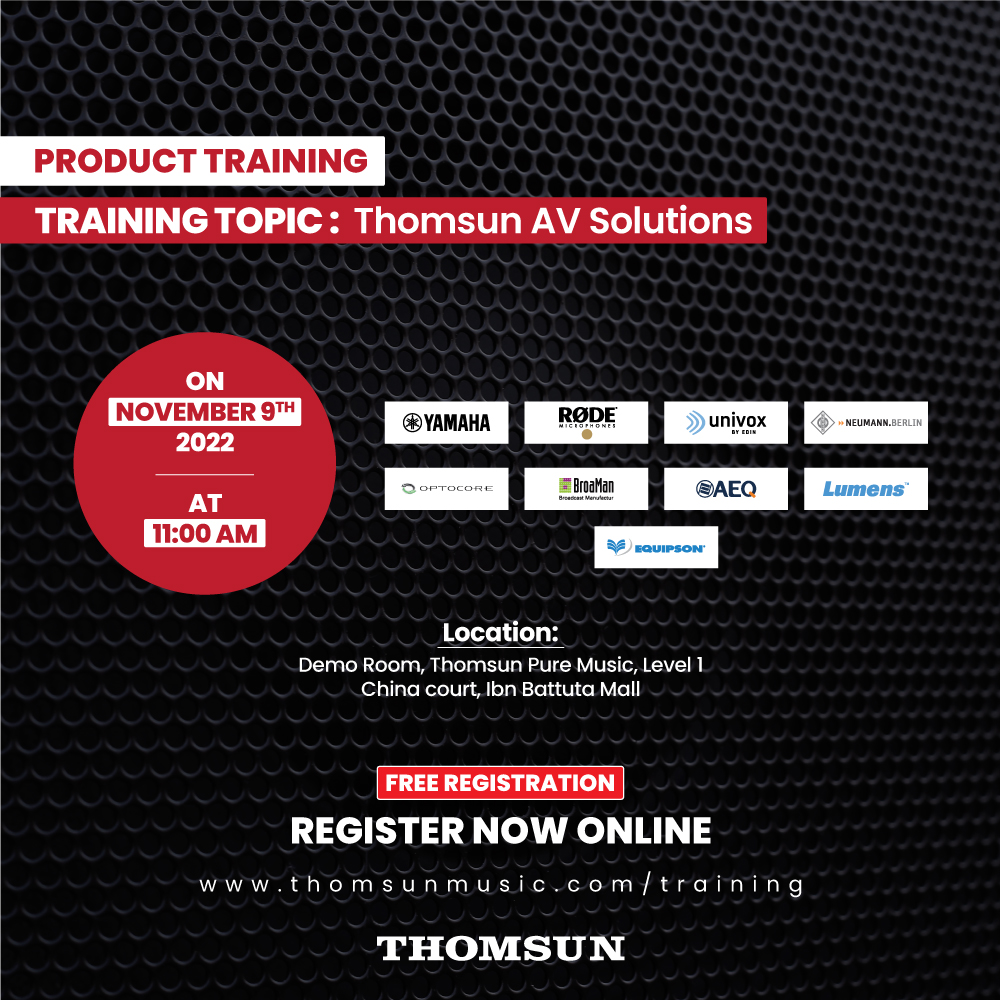 Product Training - Thomsun AV Solutions