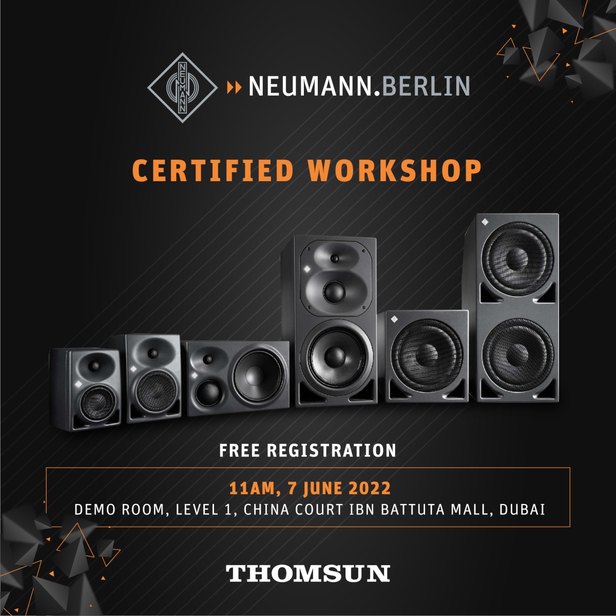 Neumann Studio Monitors Workshop