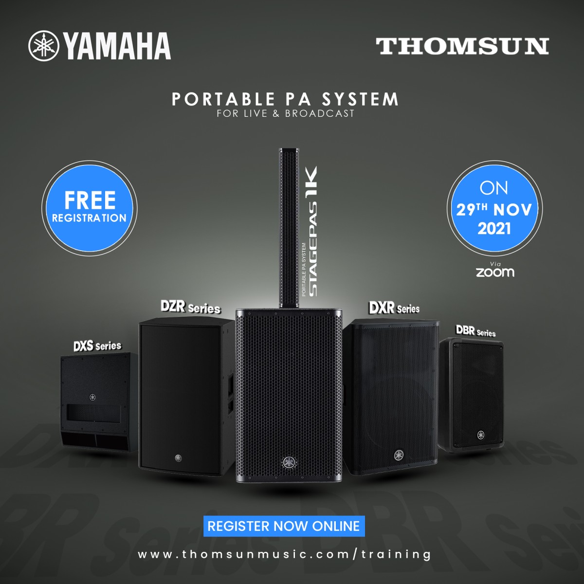 Webinar - Yamaha Portable PA System