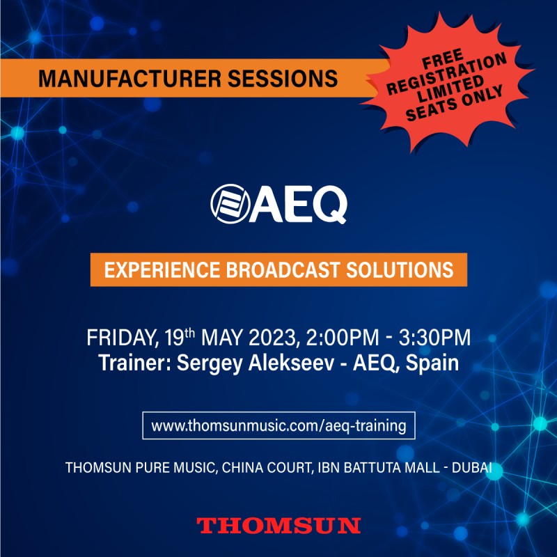Training - Experience Broadcast Solutions with AEQ