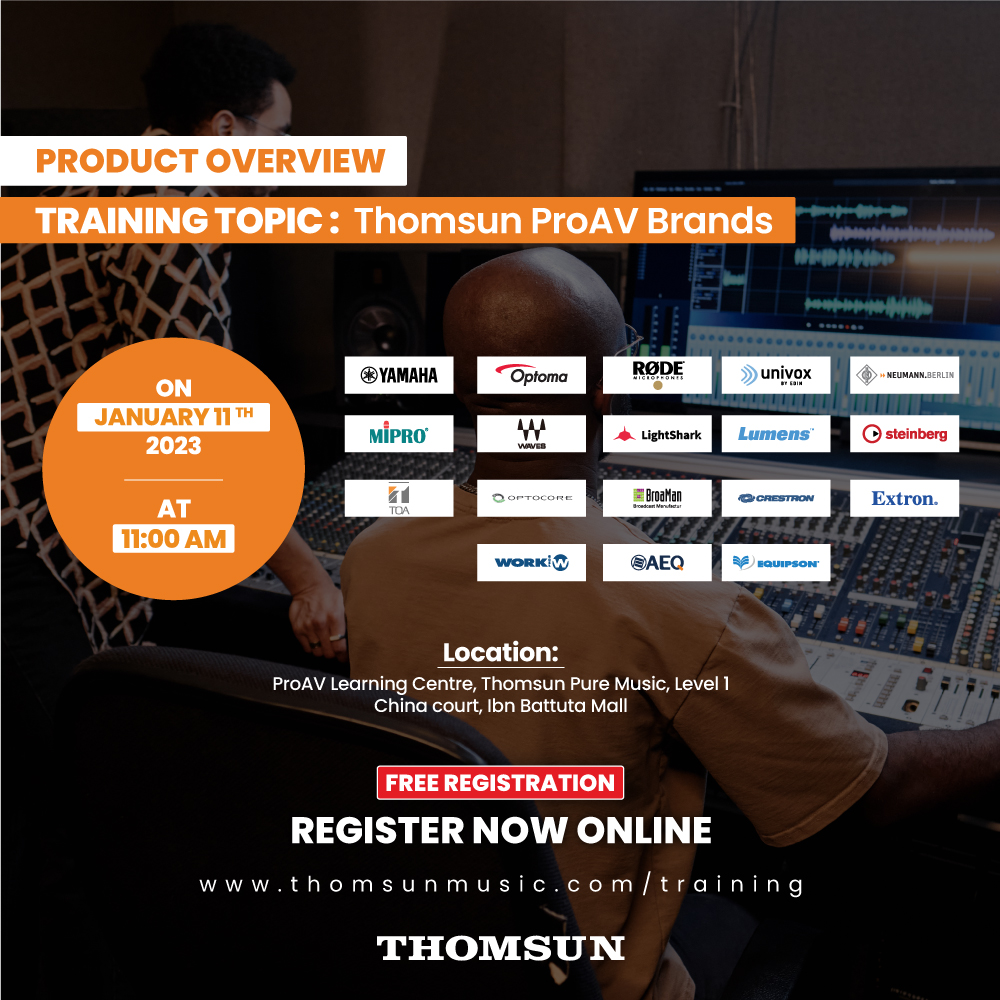Training on Thomsun ProAV Brands