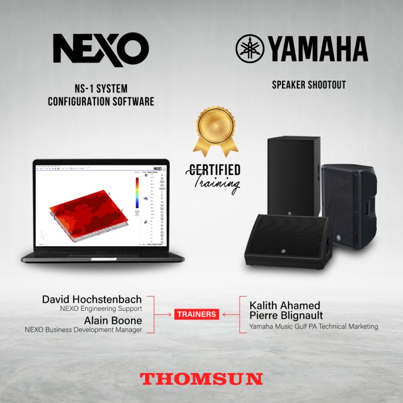 NEXO NS-1 System Configuration Software & Yamaha Speaker Shootout – Certified Training