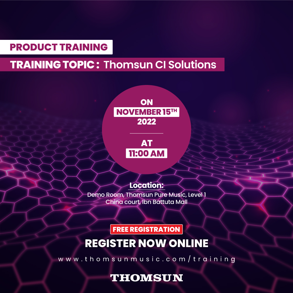 Product Training on Thomsun CI Solutions