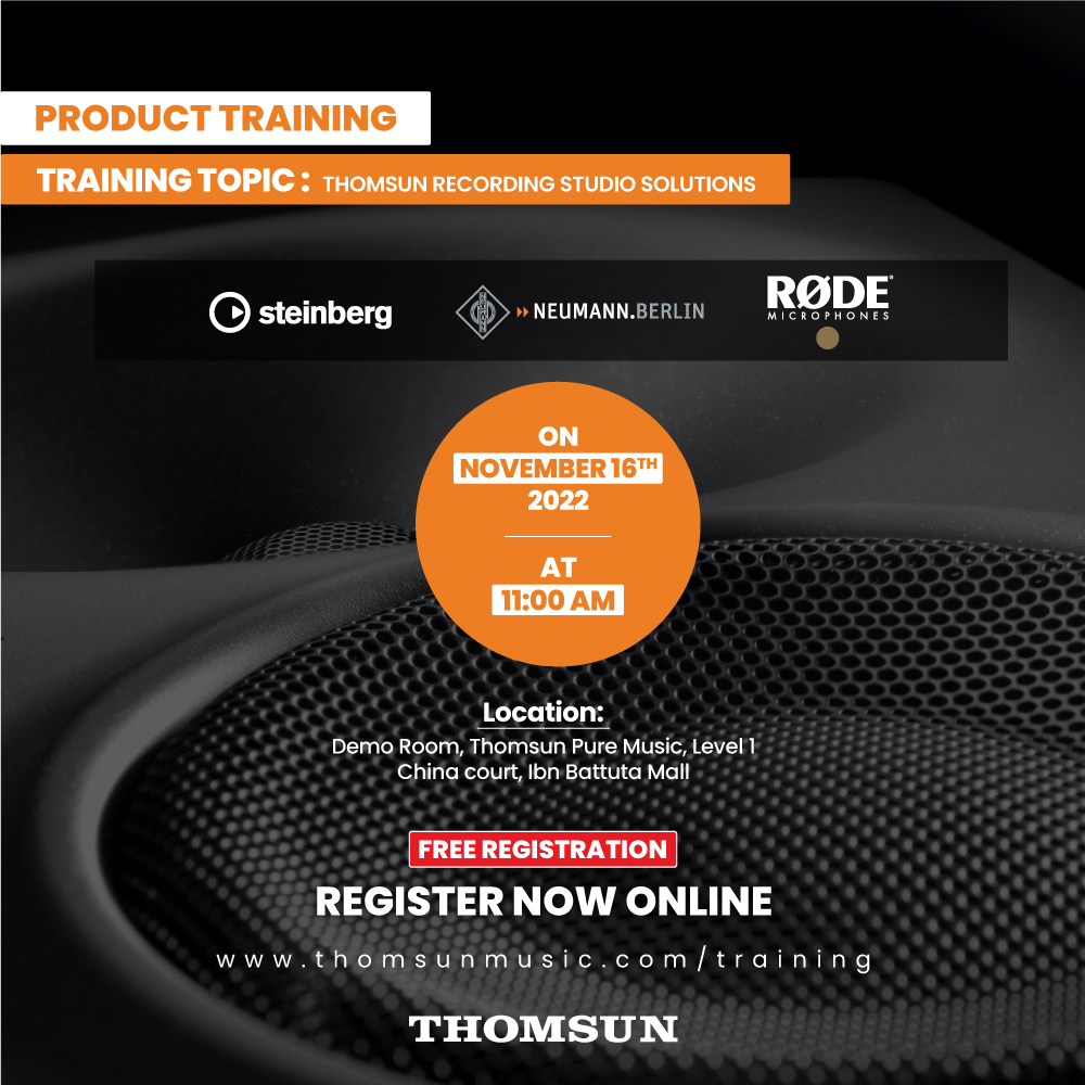 Product Training on Thomsun Recording Studio Solutions