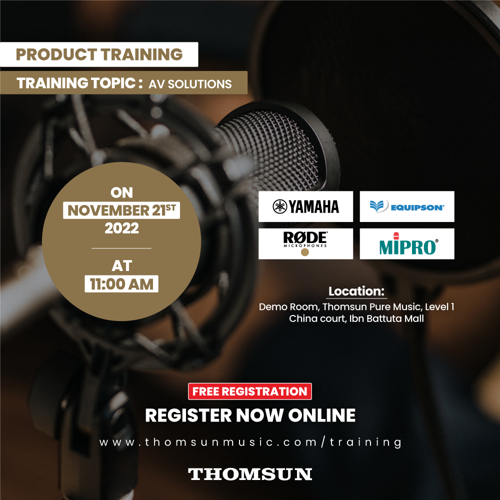 Product Training on Thomsun Recording Studio Solutions