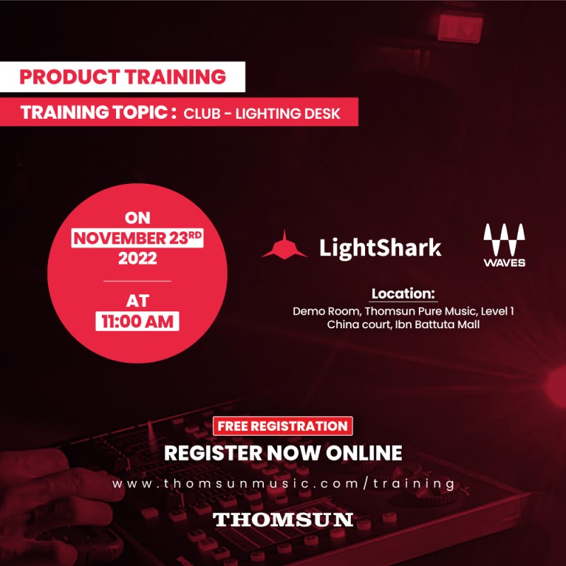 Product Training on Club-Lighting Desk
