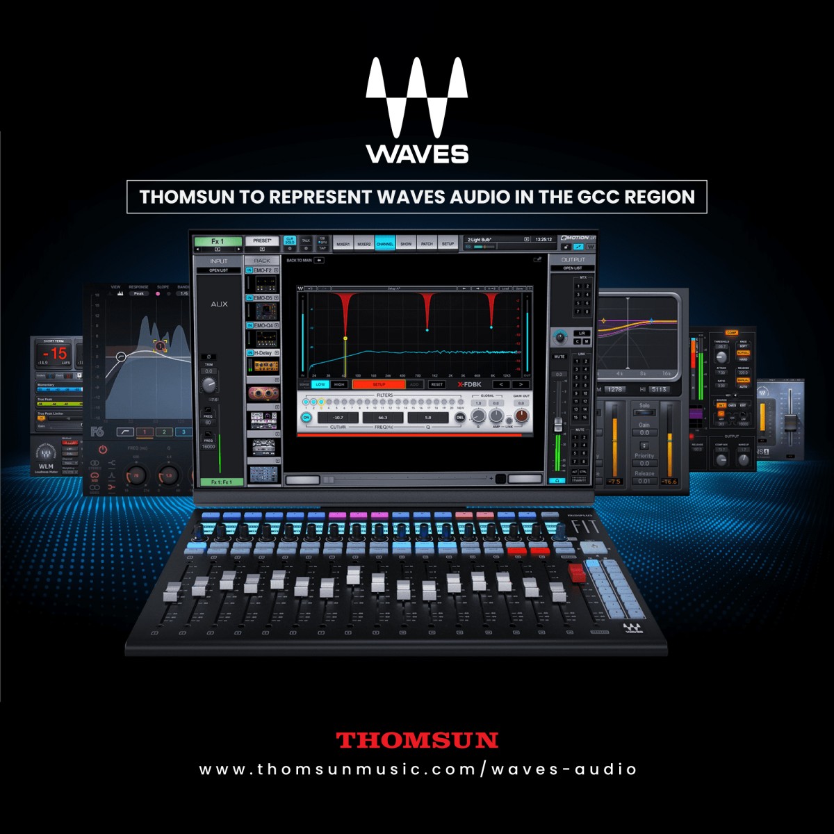 Thomsun to represent Waves Audio in the GCC region