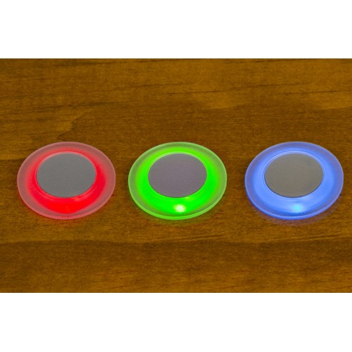 Clockaudio TS 003 Through-table Flush Mount Programmable RGB LED Touch Switch