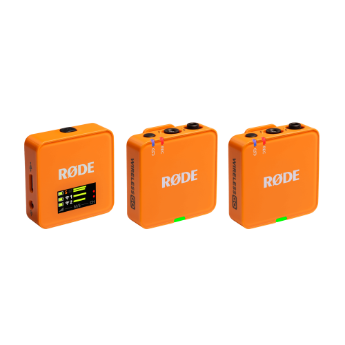 Rode Wireless GO (Gen 3) Compact Wireless Microphone System - Orange