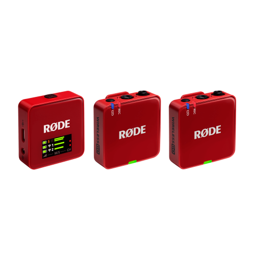 Rode Wireless GO (Gen 3) Compact Wireless Microphone System - Red