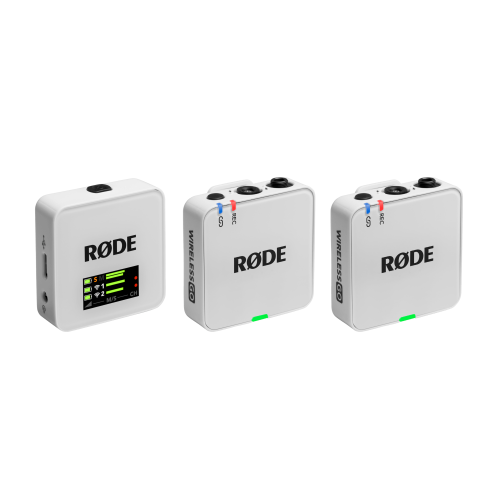 Rode Wireless GO (Gen 3) Compact Wireless Microphone System - White
