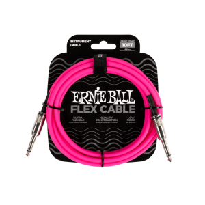 Flex P06413 Instrument Cable Straight/Straight 10ft - Pink