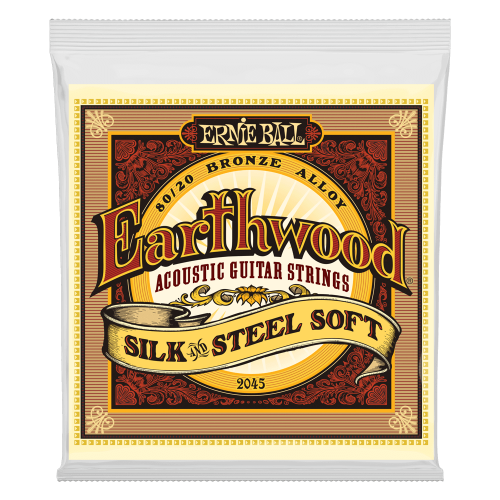 Ernie Ball Earthwood Silk Acoustic Guitar Strings - P02045