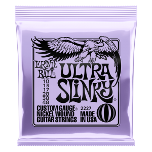 Ernie Ball P02227 - Ultra Slinky Nickelwound Electric Guitar Strings 10 - 48 Gauge