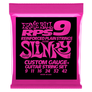 Ernie Ball - P02239 Super Slinky RPS Nickel Wound Electric Guitar Strings - 9-42 Gauge