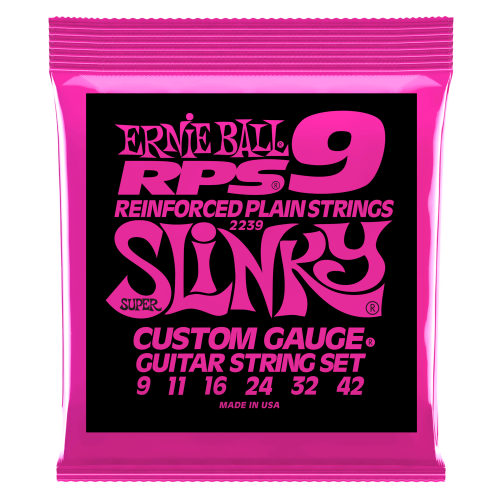 Ernie Ball - P02239 Super Slinky RPS Nickel Wound Electric Guitar Strings - 9-42 Gauge