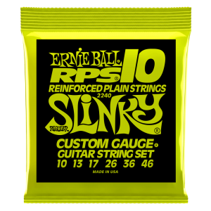 Ernie Ball P02240 - Regular Slinky RPS Nickel Wound Electric Guitar Strings - 10-46 Gauge