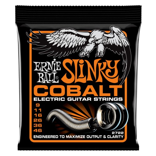 Ernie Ball Hybrid Slinky Cobalt Electric Guitar Strings - 9-46 Gauge - P02722