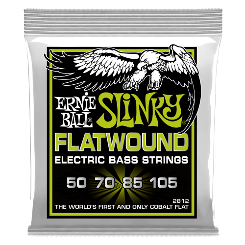 Ernie Ball Regular Slinky Flatwound Electric Bass Strings - 50-105 Gauge