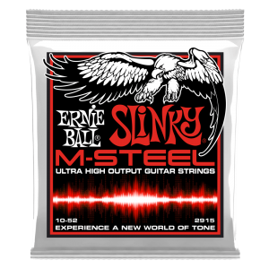 Ernie Ball Skinny Top Heavy Bottom Slinky M-Steel Electric Guitar Strings - 10-52 Gauge