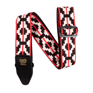 Ernie Ball Ristra Red Jacquard Strap - P05322