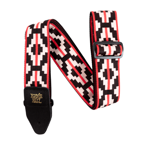 Ernie Ball Ristra Red Jacquard Strap - P05322