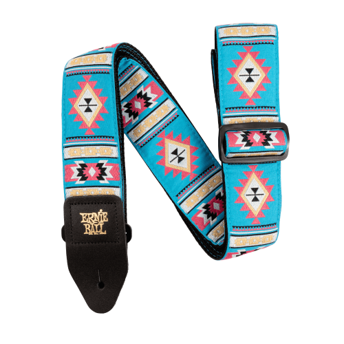 Ernie Ball Sedona Blue Jacquard Strap - P05326